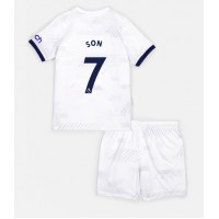 Echipament fotbal Tottenham Hotspur Son Heung-min #7 Tricou Acasa 2023-24 pentru copii maneca scurta (+ Pantaloni scurti)